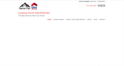 Desktop Screenshot of hannapateproperties.com