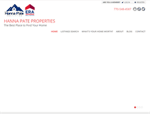 Tablet Screenshot of hannapateproperties.com